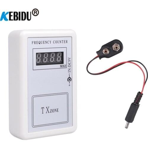 Mini Remote Control Wireless Frequency Meter Counter tester 250-450 MHZ for Car Auto Remote Cymometer Detector Power Cable