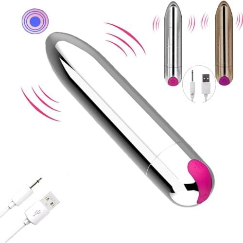 Powerful Bullet Vibrator For Women G-spot Clitoris Breast Anus Massage Strong Shock Vibration Adult Sex Toys Female Masturbation