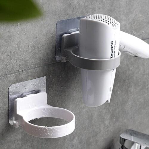 Wall-mounted hair dryer shelf ABS bathroom shelf hair dryer shelf hair dryer shelf finishing rack
