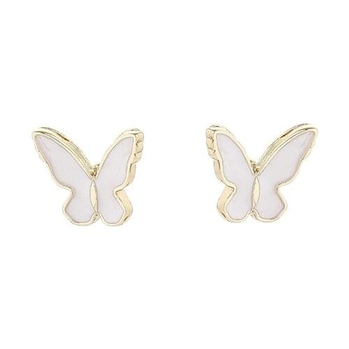New Fashion Butterfly Sud Earrings Metal Alloy Earring for Women Girl Gift