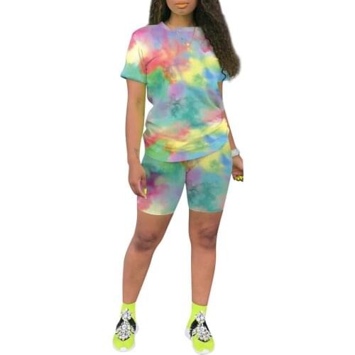 New Women Sets Summer Sportwear Cropped Top High Waist Pants Suit Printed Clothes Two Piece Set Woman Sets Two Pieces Outfits