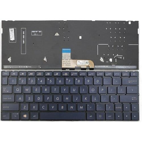 New for Asus ZenBook UX333 UX333FA UX333FA-AB77 UX333FN laptop Keyboard US With Backlit