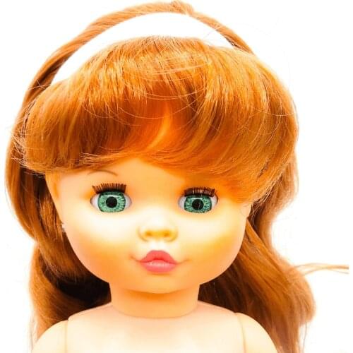 Naked Sintra doll 40 cm. Similar famous Nancy. Made in Spain by Folk craftsmanship. Sewing craft collection