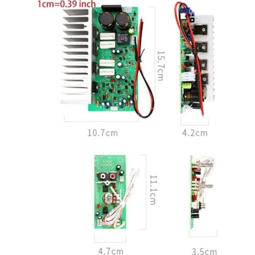 28EA 350W High Power Subwoofer Amplifier Board Audio Stereo Amplifier for DIY Speaker Dual AC 24V-28V
