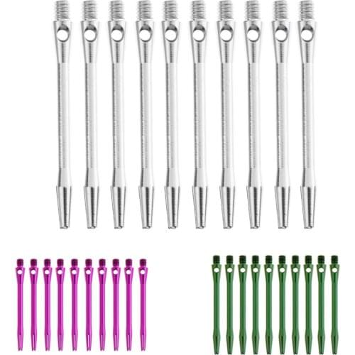 10Pcs 52mm Professional Ultralight Alloy Dart Shafts Stems Indoor Game Accessories Extra Strong Premium Darts Parts Replacement