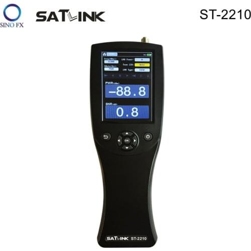 SATLINK ST-2210 DVB-S2 satellite finder 3.95inch TFT Touch Screen with spectrum analyzer