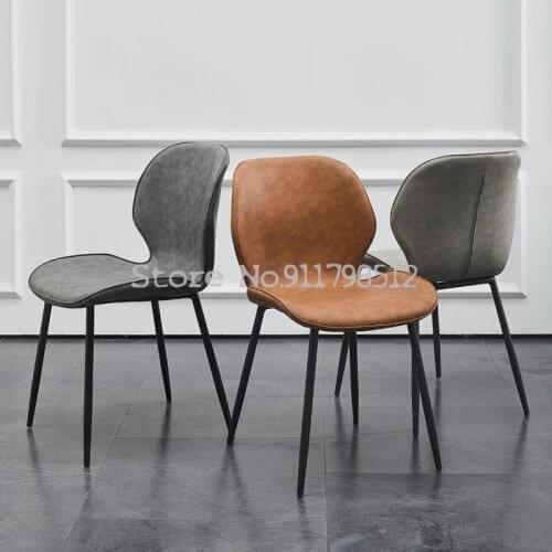 Nordic dining chair home backrest stool ins modern minimalist makeup desk chair hotel restaurant light luxury dining table and