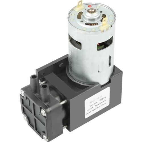 VN-C4 DC12V Low Noise Oilless Vacuum Pump -85KPa Flow 40Lmin For Gas Air High Efficiency Small Vibration Mini Vacuum Pump