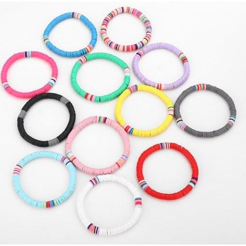 Bracelet for Women Clay Beaded Bracelets Boho Wrap Bracelet Women Strand Bracelet Party Holiday Wedding Jewelry Wholesale