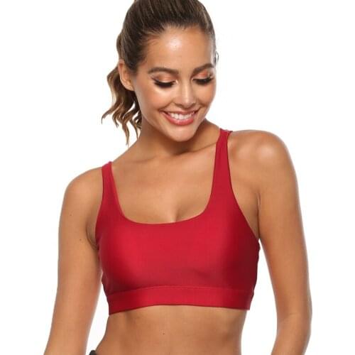Women Sports Bra Lady Full Cup Back Cross Underwear Fitness Running Gym Yoga Tops Apparel Workout Bra