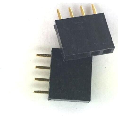 10pcs 4 Pin Female Tall Stackable Header Connector socket Shield Office& Business Supplies