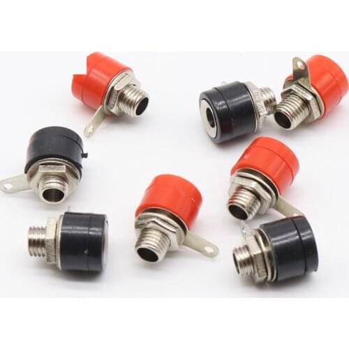 10pcs/lot 4mm banana binding post 4mm banana socket Free shipping