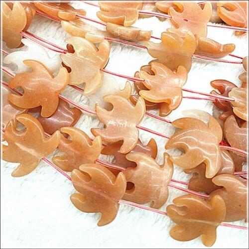 10pcs wholesale pink aventurine gem stone strings with carving flame shape DIY beads accessories 28x25mm size very hot stone