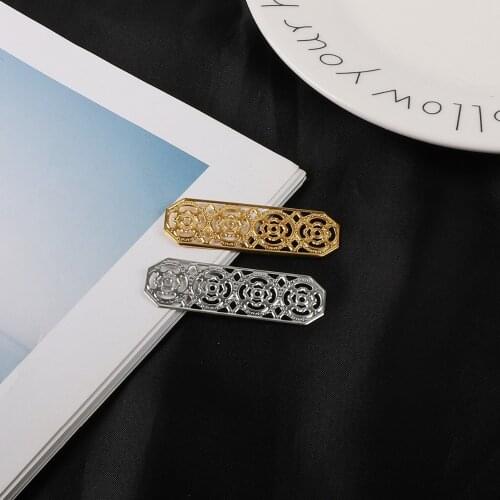10pcs Gold/Rhodium Plated Tone Filigree Octagon Connectors Metal Craft Gift Decoration DIY Jewelry Making
