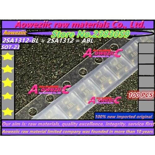 100% new imported original 2SA1312-BL 2SA1312 ABL 2SC3324-BL 2SC3324 CBL BC850C 2GW BC860C 4GW SOT-23 Bipolar transistor