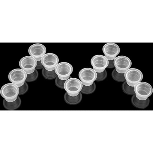 1000PCS 11mm Tattoo Supplies Accesorios Disposable Tattoo Ink Cup Tebori Microblading Pigments Cups Caps Maquillage Permanent