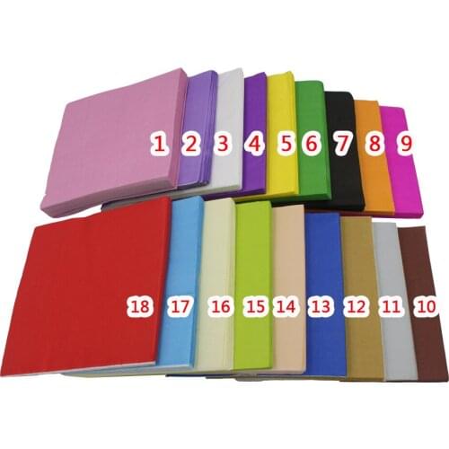 33*33cm 20pcs/lot Color Printed Paper Napkin Solid Color Creative Paper Towel Paper 18 Color Optional Party Decoration