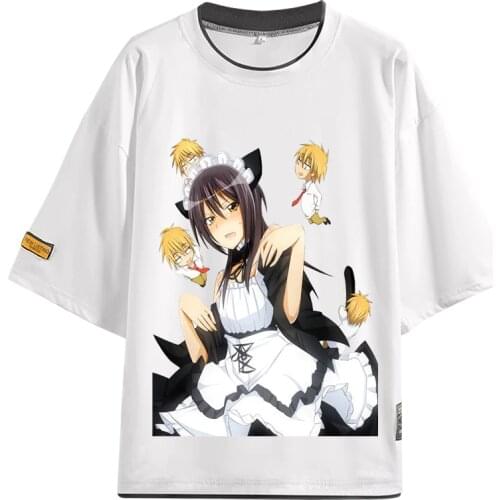 Amuro Kaichou Wa Maid-Sama T Shirt Premium T-Shirt Short Sleeve Shirts