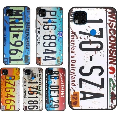 Retro Funny License Plate Case For Xiaomi Redmi Note 10 Pro 9 Pro 8 7 9S 8T K40 Redmi 9 9A 9C 7A 8A 9T Cover Funda