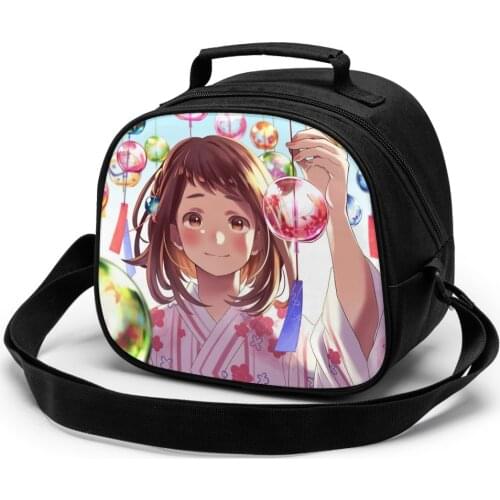 My Hero Academia electric Childrens meal bag Functional Pattern Cooler Lunch Box Thermal Food Picnic kids Lunch Bags For Women