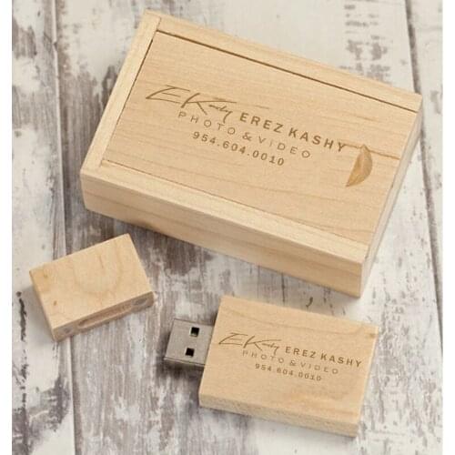30pcs 16GB USB 3.0 flash drive Super speed Maple Wood USB Flash Disk Free Custom Logo