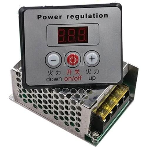 LTRIG custom 1Pcs Enhanced Regulator Stabilized Silicon Control 4000W 220V AC SCR Motor Strength Regulator Speed Controller