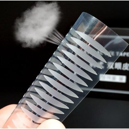 120Pcs Olive-shaped Lace Transparent Eyelid Tape Sticker Invisible Eyelid Paste Self-adhesive Double Eye Tape Tools Makeup Tape
