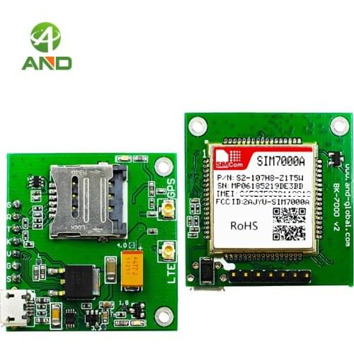 Mobile IoT Modules SIM7000A Kit,American Mexico AT&T breakout board,B2/B4/B12/B13 NB IOT Testing board 1pc