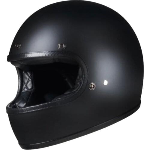 Fiberglass full face helmet motorcycle helmets Racing dot capacete de moto motociclista para Motocross kask casco Matte black