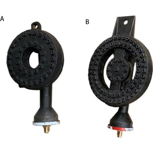 Burner head with cast iron fitting orifice For Clay pot stove Gas stove cast iron propane burner parts cast iron propane