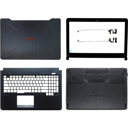 NEW For ASUS FX80 FX80G FX80GD FX504 FX504G FX504GD/GE Laptop LCD Back Cover/Front bezel/Hinges/Palmrest/Bottom Case 47BKLLCJN70