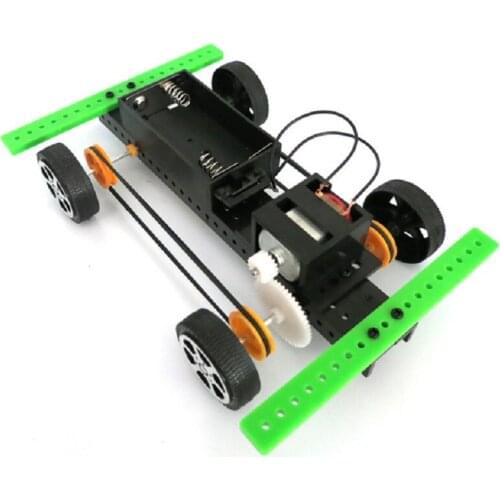 DIY Steam Electric Power Car Model Kit For Kids Physical Science Experiments Toy Set Preschool Intelligence Develop Educational