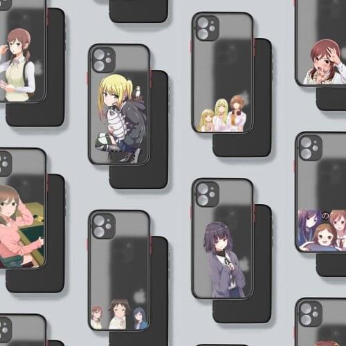 Joshikousei no Mudazukai Phone Case Matte Transparent for iPhone 7 8 11 12 s mini pro X XS XR MAX Plus mobile bags coque funda