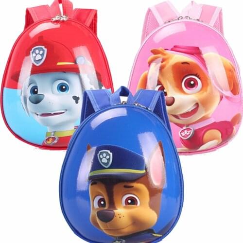 Paw Patrol Dog Backpack Toys Action Figures Skye Chase Rubble Marshall Kindergarten School Bag Boy Girl Birthday Gift For Child