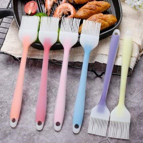 Spice Brush Multi-use Heat-resistant Silicone Kitchen Spice Brush for Home