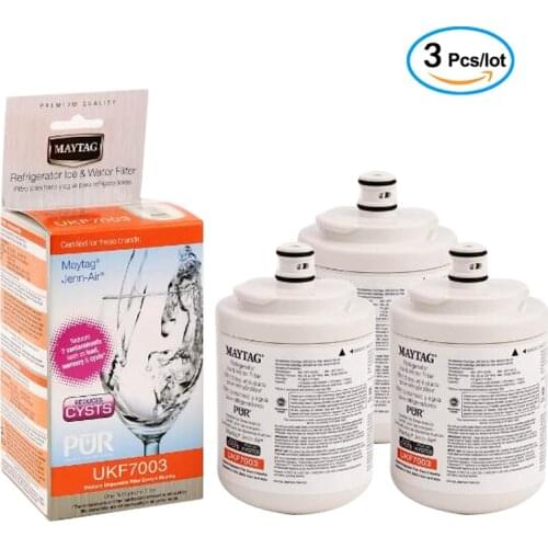 Replace Maytag Jennair UKF7003 UKF7003AXX refrigerator water filter 3 packs