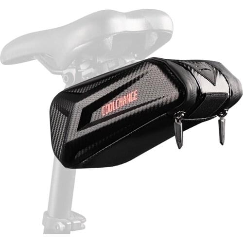 Hard Shell Bicycle Saddle Bag Waterproof Cycling Panniers MTB Road Bike Rear Tool Bag Night Reflective Bag Bike Accessories