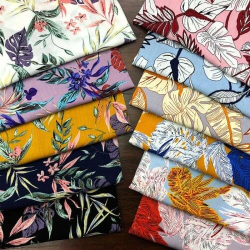 100x132CM Rayon Fabric By meter Printed Cloth Dress Casual Wear Fashion Fabric