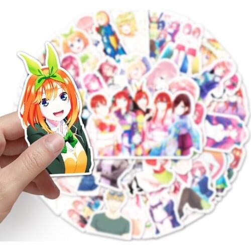 10/50Pcs Cartoon The Quintessential Quintuplets Anime Stickers for Motorcycle Phone Skateboards Laptop Luggage Pegatinas Sticker