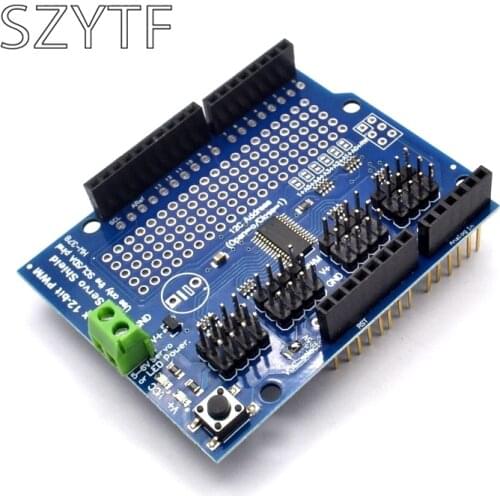 1PCS 16-Channel 12-bit PWM/Servo Shield 16-way Servo Drive Module