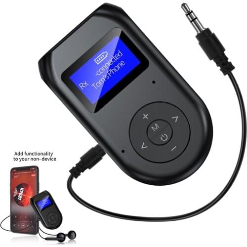 2-in-1 3.5mm Bluetooth Audio Transmitter Wireless Receiver Adapter Portable Receptor With Microphone For TV PC Accessories