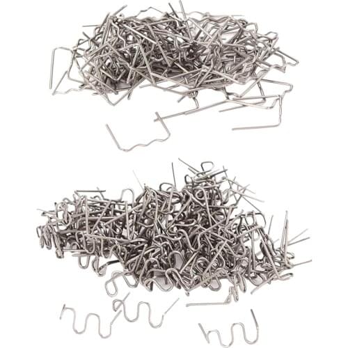 200pcs 0.8mm Pre Cut Mixed Shape Staples FOR PLASTIC STAPLER REPAIR Welder