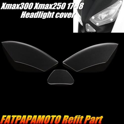 FOR YAMAHA Xmax300 Xmax250 Xmax 250 300 2017 2018 Motorcycle Accessories Headlight Protection Guard Cover