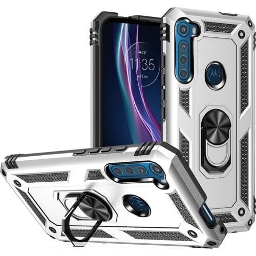 For Motorola Moto G9 Power One Fusion+ G Stylus 5G 2021 E 2020 G Power Case Luxury Car Magnetic Ring Armor Phone holder case