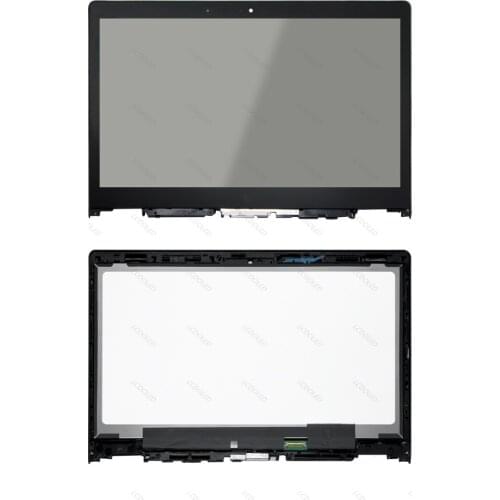For Lenovo YOGA 3 14 80JH 80QD Yoga 700-14ISK Series NV140FHM-A10 Touch Glass Digitizer + LCD Display Screen Assembly with Frame