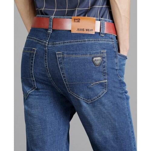 Size 29-46 Jeans Mens Spring summer Denim Pants Man Business Casual Jeans Male Long Denim Pants High Quality Men Jeans Pants