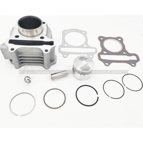 GY6 50CC-100CC GY6 60CC 39 44 47 50MM Big Bore Kit / Cylinder Piston Ring Gasket Set for 139QMB 4 stroke Scooter Moped ATV