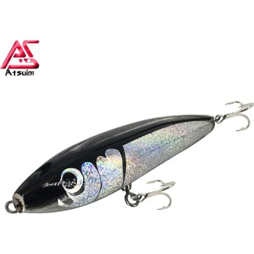 AS Popper Wood Bait Big Game Top Water Boat Fishing Lure 205mm130g Saltwater Bass Carp Artificial Tuna Marlin Bait Leurre