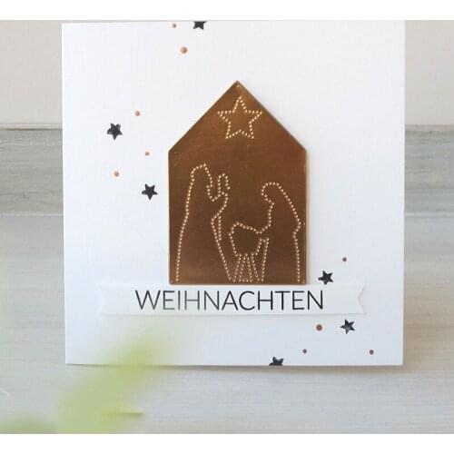 TOP EXPRESSION Metal Cutting Dies For Scrapbooking Die Nativity Cut Dies DIY Paper Cards Craft Diy Metal Cutting Dies New 2021