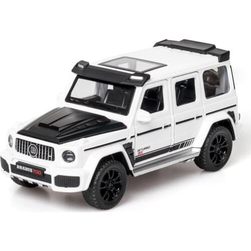 1: 32 Simulation Babos G700 Alloy Toy Car Model Childrens Birthday Gift Boy Christmas New Year Gift White